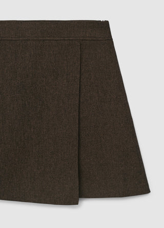 Gonna-pantalone con pannello frontale