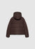 Short padded jacket with hood