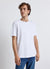 Plain-colour crew neck T-shirt