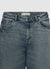 Jeans wide leg con strass