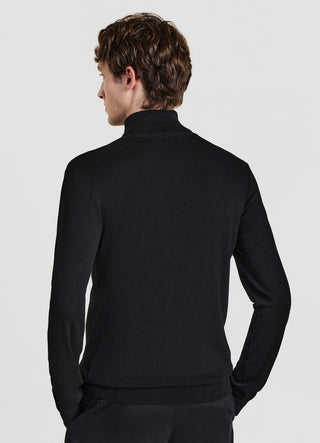 Pull à col roulé uni