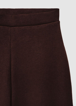 Soft solid-colour palazzo trousers