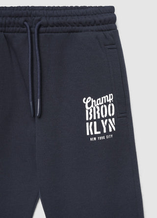 Pantalon jogger oversize avec imprimé