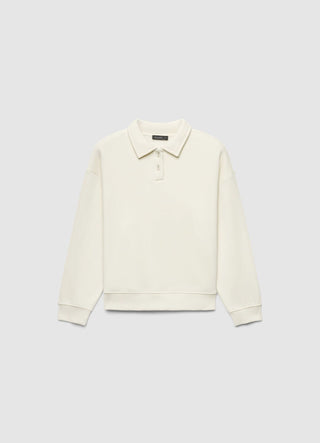 Sweat-shirt serafino avec col montant