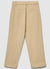 Straight ribbed trousers with elasticated waistband and cuffed hem