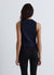 Gilet gessato con bottoni