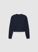 Maglia crop a trecce girocollo - 3XL