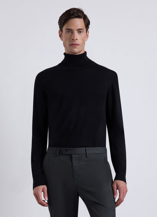 Rollkragenpullover aus Merinowolle