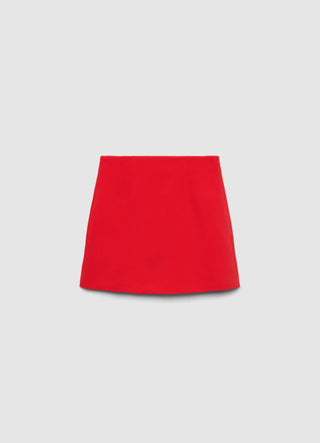 Mini skirt with darts