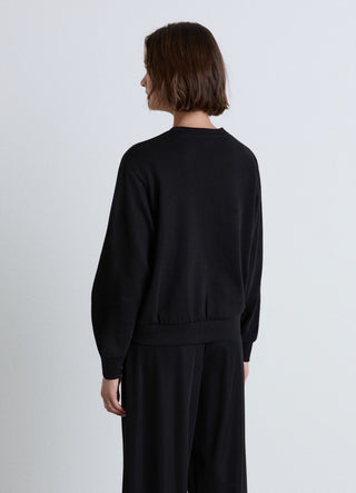 Sweatshirt with rhinestone embellishments