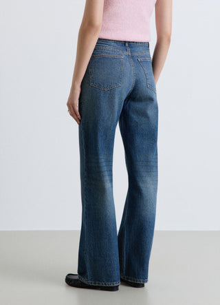 Jeans palazzo wide leg a cinque tasche
