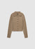 Cardigan mit großem Kragen und Knöpfen