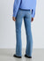 Jeans bootcut a vita media