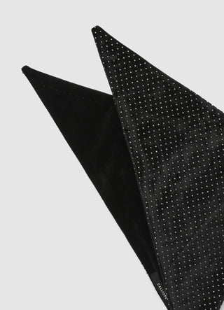 Bandana con strass all over