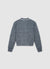 Cardigan con colletto gioiello e bottoni