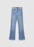 Jeans bootcut a vita media