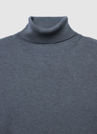 Pull à col roulé uni