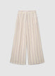 Pantaloni palazzo a righe - XS