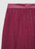 Pantaloni palazzo gessati con paillettes