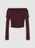Schulterfreies Shirt