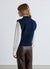 Gilet in maglia con applicazioni strass