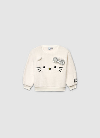 Sweat-shirt Hello Kitty® avec nœud en sequins