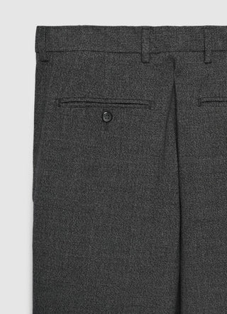 Pantaloni sartoriali a quadri in misto viscosa