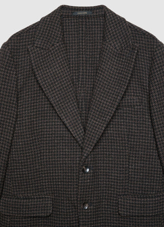 Einreihige Hahnentritt-Jacke