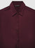 Chemise classique unie en similisatin