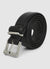 Solid colour mid-rise belt with buckle