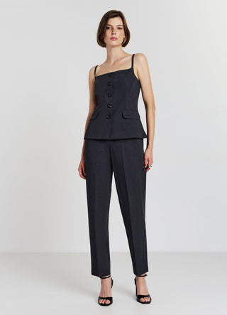 Plain cigarette trousers