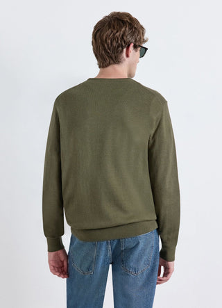 Plain crew neck sweater