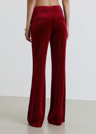 Pantalon flare uni