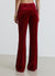 Pantalon flare uni