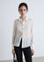 Camicia a righe con colletto classico e bottoni decorativi