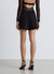 Shorts unis avec bande satinée
