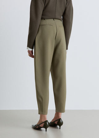 Solid colour balloon trousers