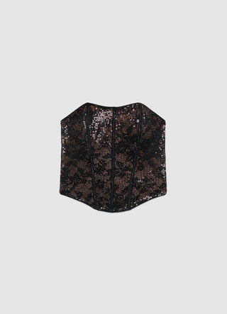 Corsetto con paillettes
