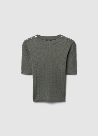 T-shirt maglia trecce