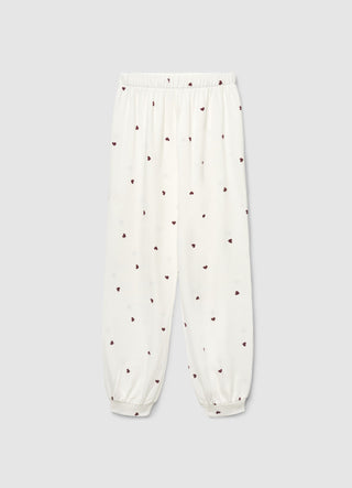 Pyjama-Set mit Herz-Print
