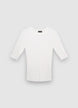 Ribbed knit T-shirt - XXL