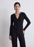 Cardigan a costine con gancetti