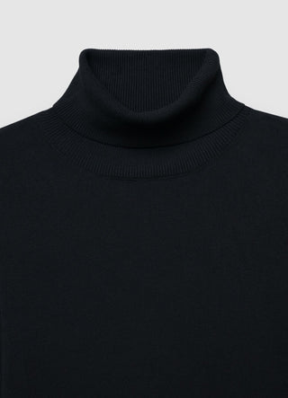 Pull à col roulé uni