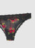 Brazilian mesh briefs with floral print