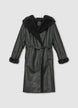 Manteau long imitation mouton - M