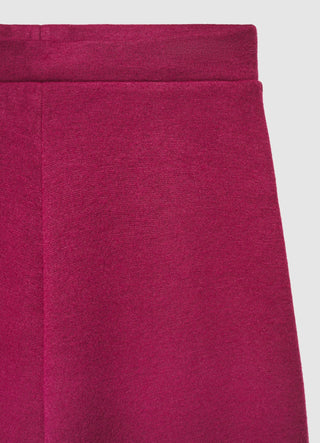 Soft solid-colour palazzo trousers