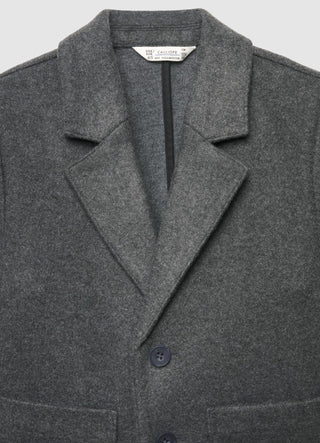 Giacca effetto blazer a tinta unita