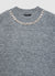 Gilet in maglia con applicazioni strass