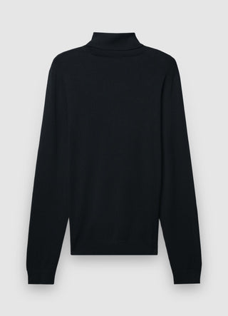 Pull à col roulé uni