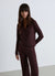 Solid colour ribbed pajama set